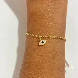 Pulseira Elo Português Olho Grego