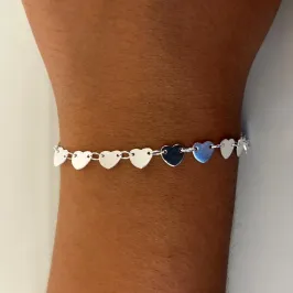 Pulseira Coração Chapinha